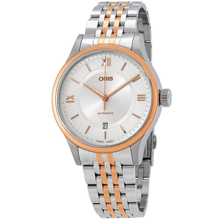 Oris 01 733 7719 4371-07 8 20 12  Classic Silver Dial Watch