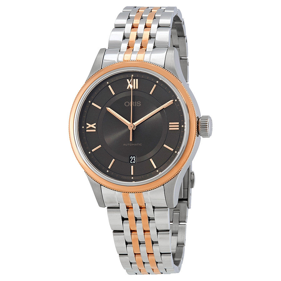 Oris 01 733 7719 4373-07 8 20 12  Classic Grey Dial Watch