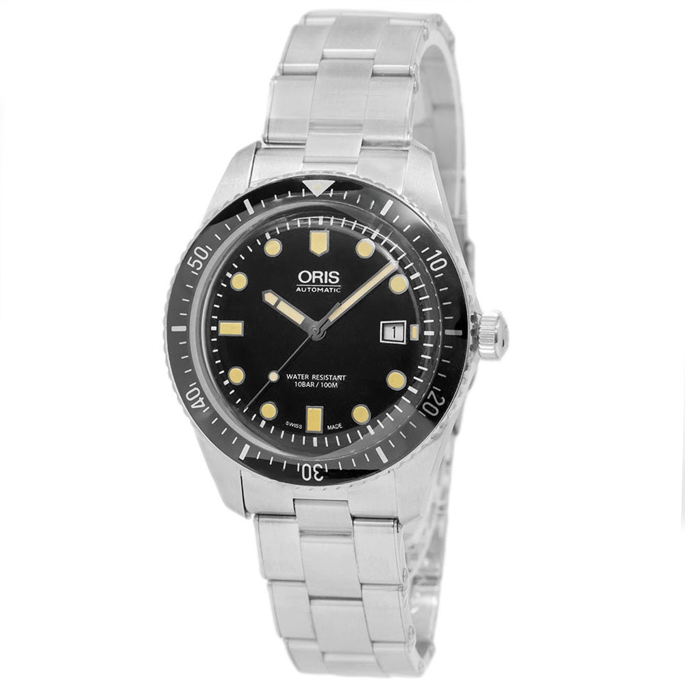 Oris 01 733 7720 4054-07 8 21 18 Divers 65 Schwarzes Zifferblatt Uhr