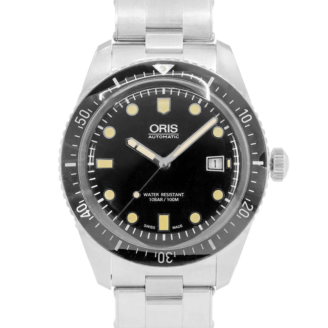 Oris 01 733 7720 4054-07 8 21 18 Divers 65 Black Dial Watch