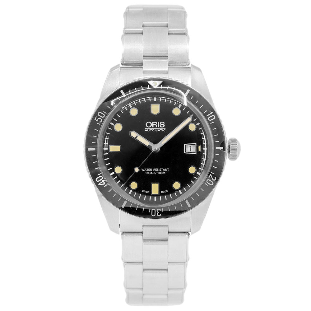 Oris 01 733 7720 4054-07 8 21 18 Divers 65 Schwarzes Zifferblatt Uhr