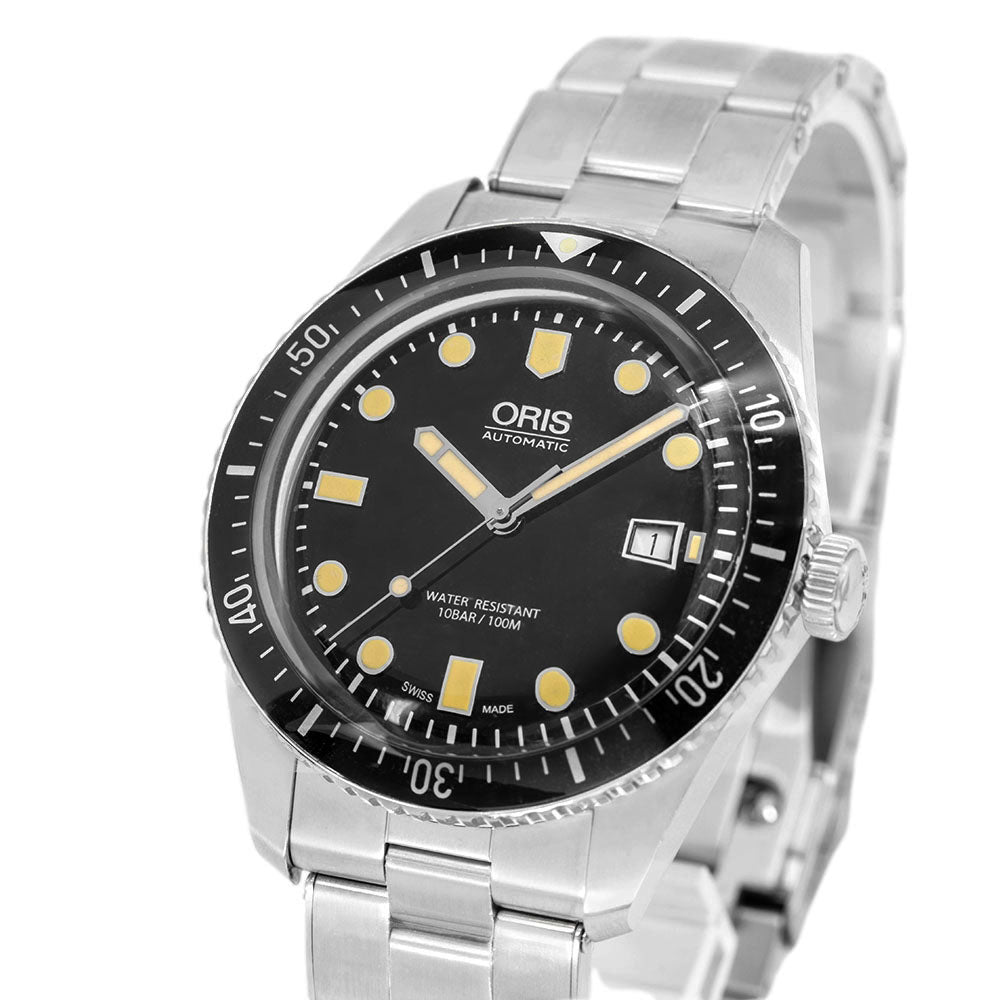 Oris 01 733 7720 4054-07 8 21 18 Divers 65 Schwarzes Zifferblatt Uhr