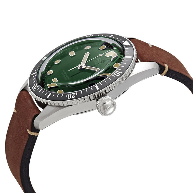 Oris 01 733 7720 4057-07 5 21 45 Divers Green Dial Watch