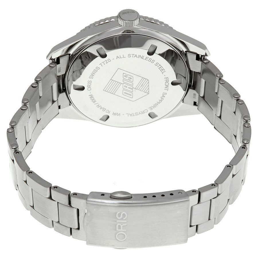 Oris 01733 7720 4057-07 8 2118 Divers 65 Grünes Zifferblatt Uhr