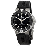 Oris 01 733 7730 4124-07 4 24 64EB Aquis Black Dial Watch