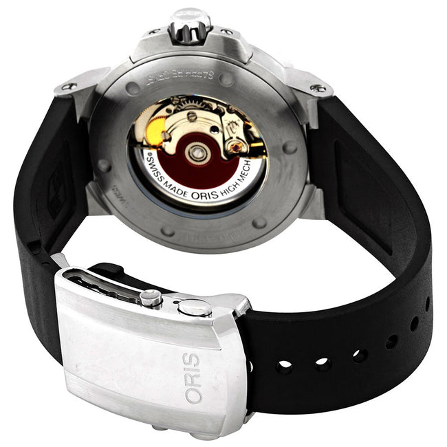 Oris 01 733 7730 4124-07 4 24 64EB Aquis Black Dial Watch
