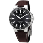 Oris 01 733 7730 4134-07 5 24 10EB Aquis Schwarzes Zifferblatt Uhr