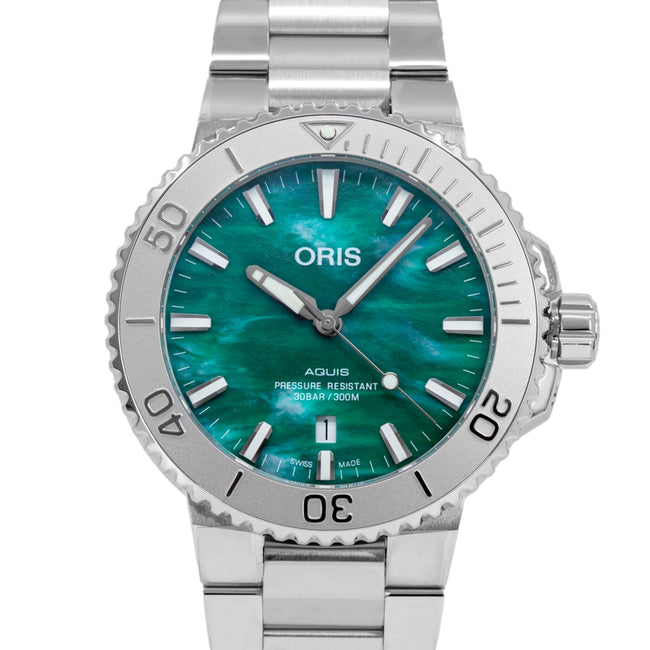 Oris 01 733 7730 4137-07 8 24 05PEB Oris Aquis x Bracenet