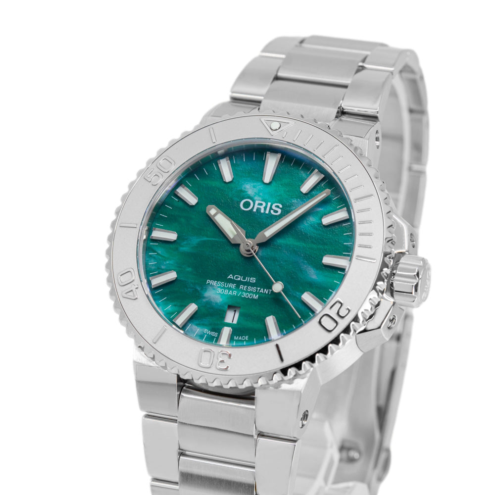 Oris 01 733 7730 4137-07 8 24 05PEB Oris Aquis x Bracenet