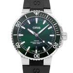01 733 7730 4157-07 4 24 64EB-Oris 01 733 7730 4157-07 4 24 64EB Aquis Green Dial  Auto