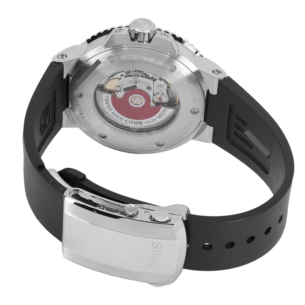 01 733 7730 4157-07 4 24 64EB-Oris 01 733 7730 4157-07 4 24 64EB Aquis Green Dial  Auto