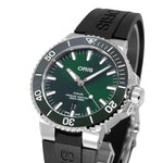 01 733 7730 4157-07 4 24 64EB-Oris 01 733 7730 4157-07 4 24 64EB Aquis Green Dial  Auto