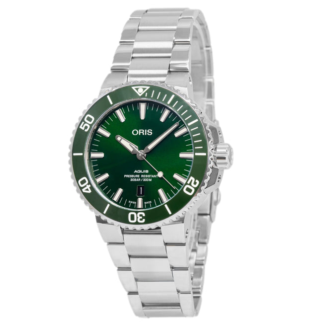 Oris Men's01 733 7730 4157-07 8 24 05PEB Aquis Date Auto