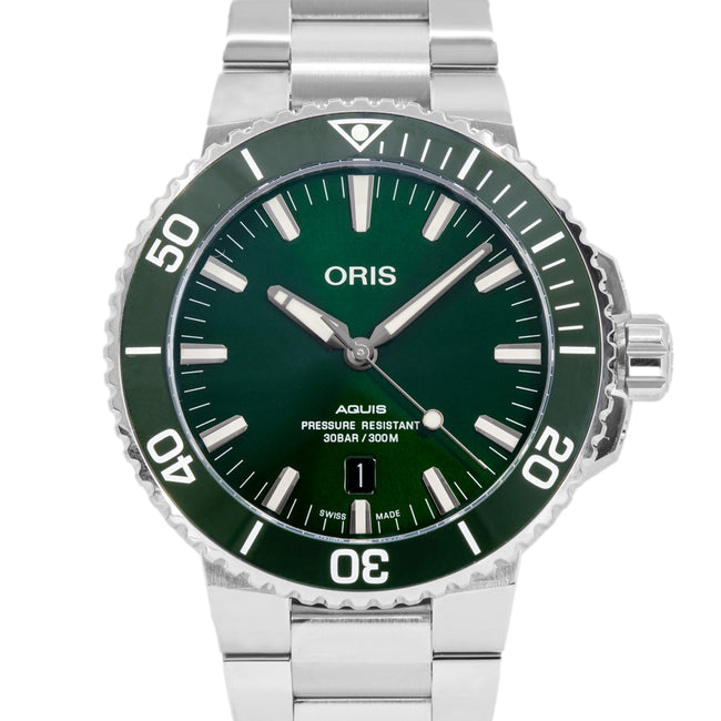 Oris Men's01 733 7730 4157-07 8 24 05PEB Aquis Date Auto