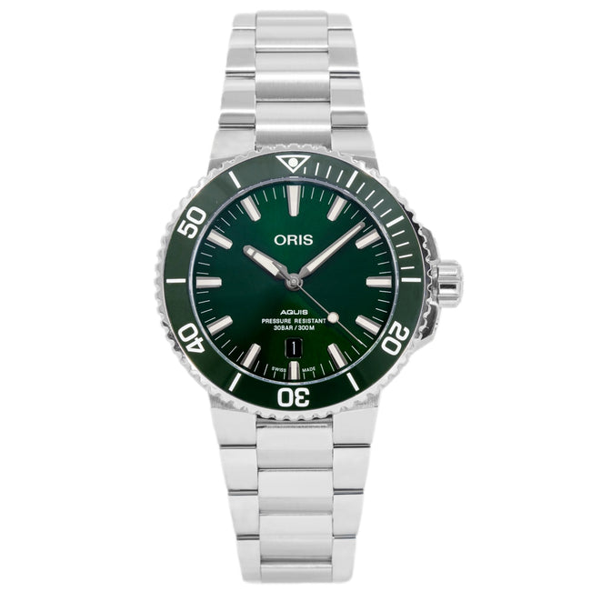 Oris Men's01 733 7730 4157-07 8 24 05PEB Aquis Date Auto
