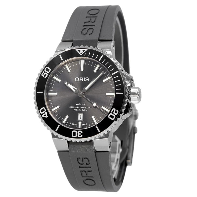 Oris 01 733 7730 7153-07 4 24 63TEB Aquis Grey Watch