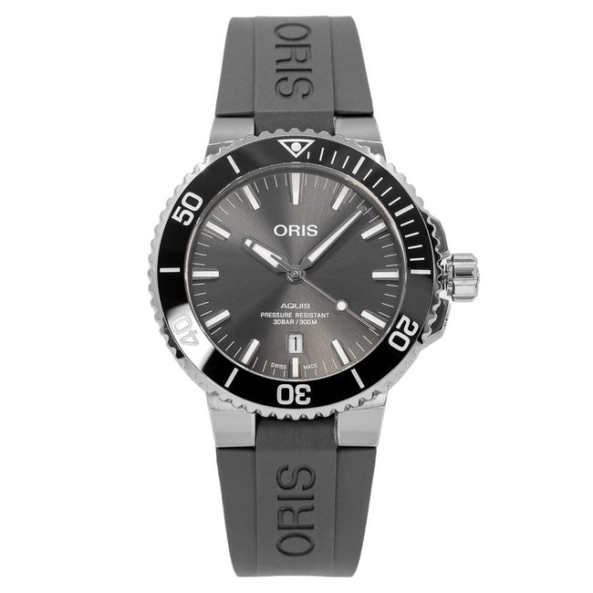 Oris 01 733 7730 7153-07 4 24 63TEB Aquis Grey Watch