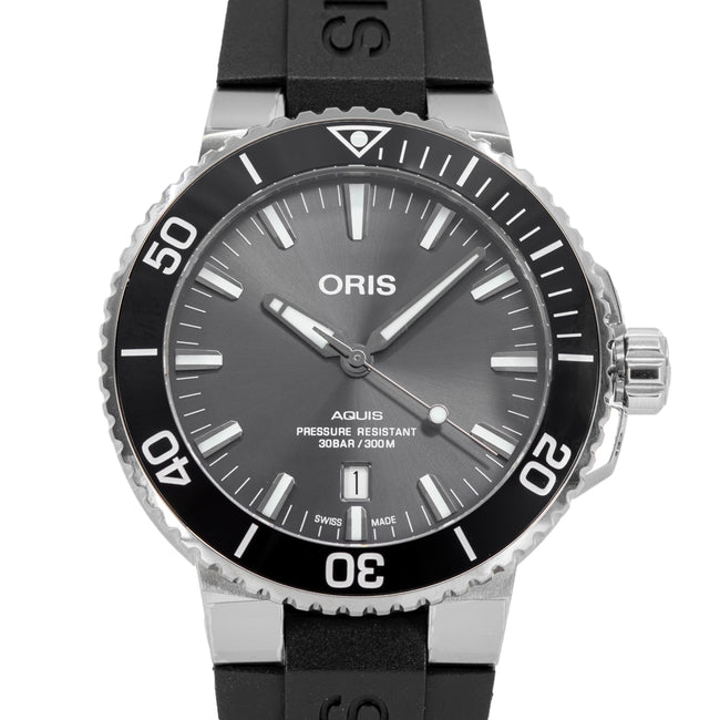Oris Men's 01 733 7730 7153-07 4 24 64TEB Aquis Titanium