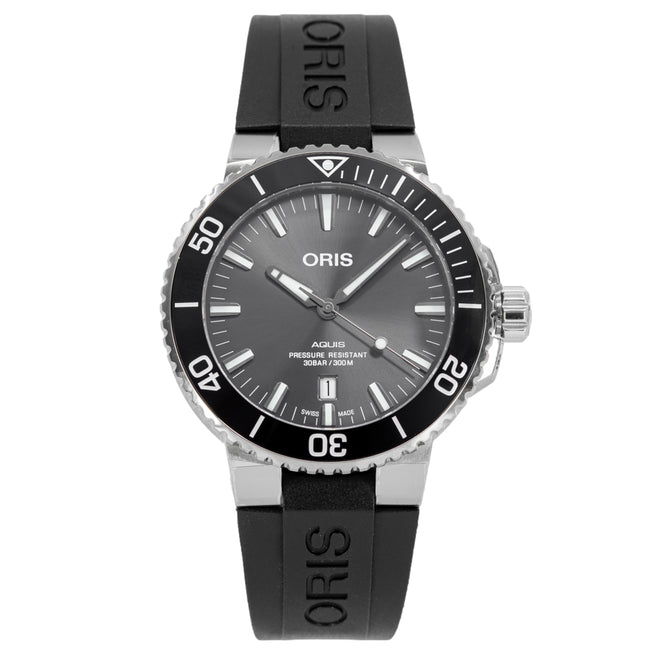 Oris Men's 01 733 7730 7153-07 4 24 64TEB Aquis Titanium