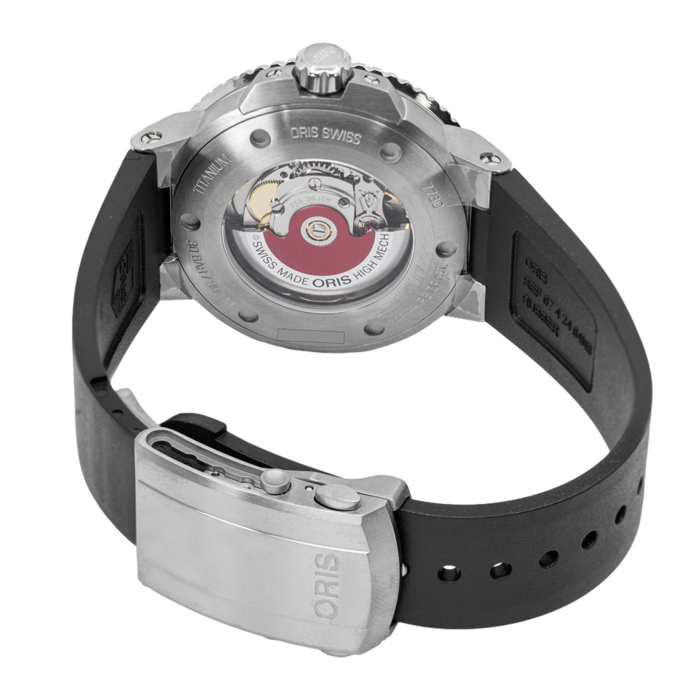 Oris Men's 01 733 7730 7153-07 4 24 64TEB Aquis Titanium