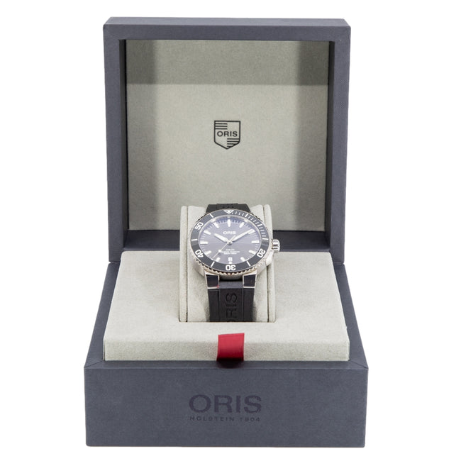Oris Men's 01 733 7730 7153-07 4 24 64TEB Aquis Titanium