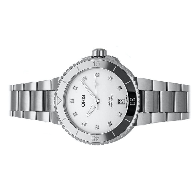 Oris Ladies 01 733 7731 4191-07 8 18 05P Aquis Diamonds Auto