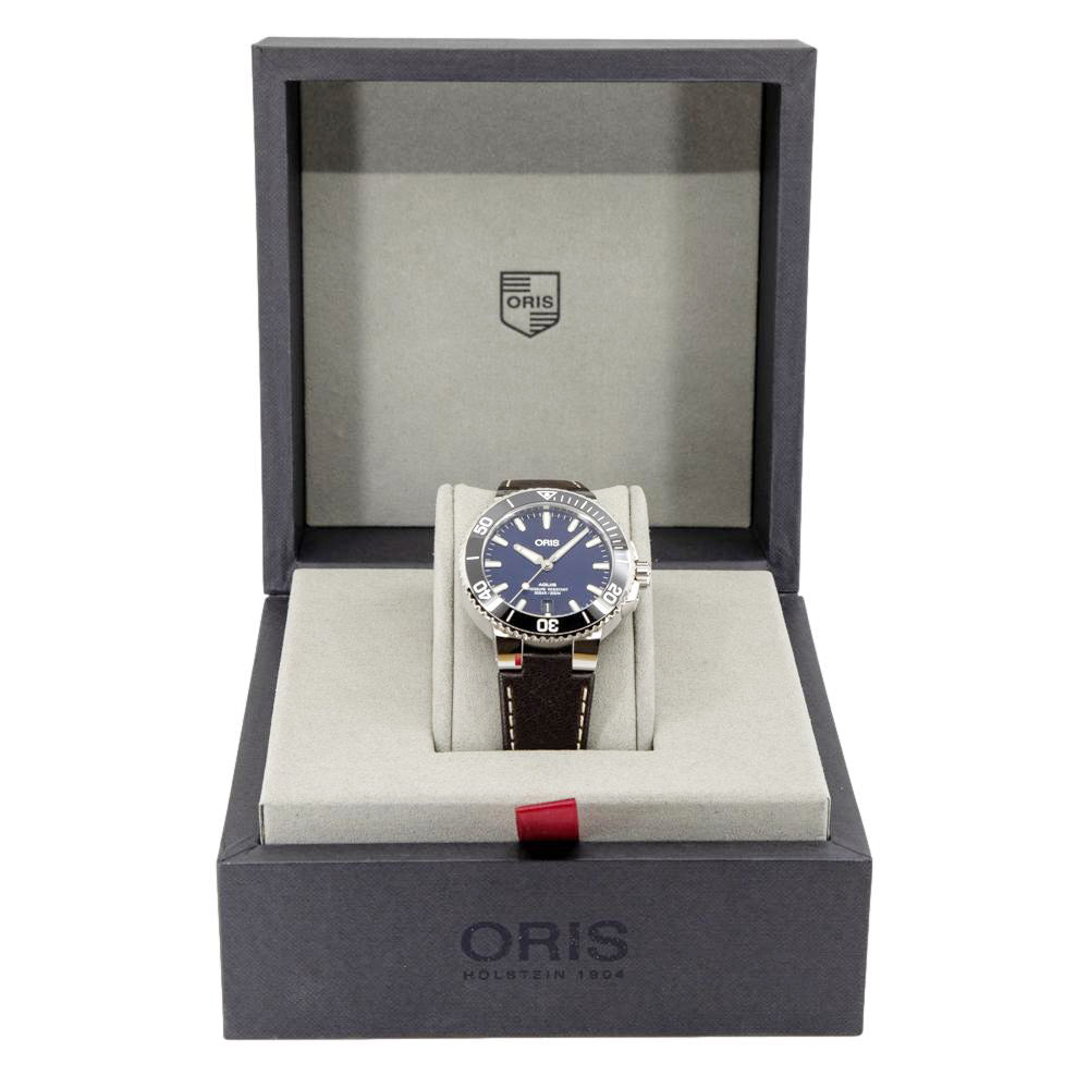 Oris 01 733 7732 4135-07 5 21 10FC Aquis Blue Dial Watch