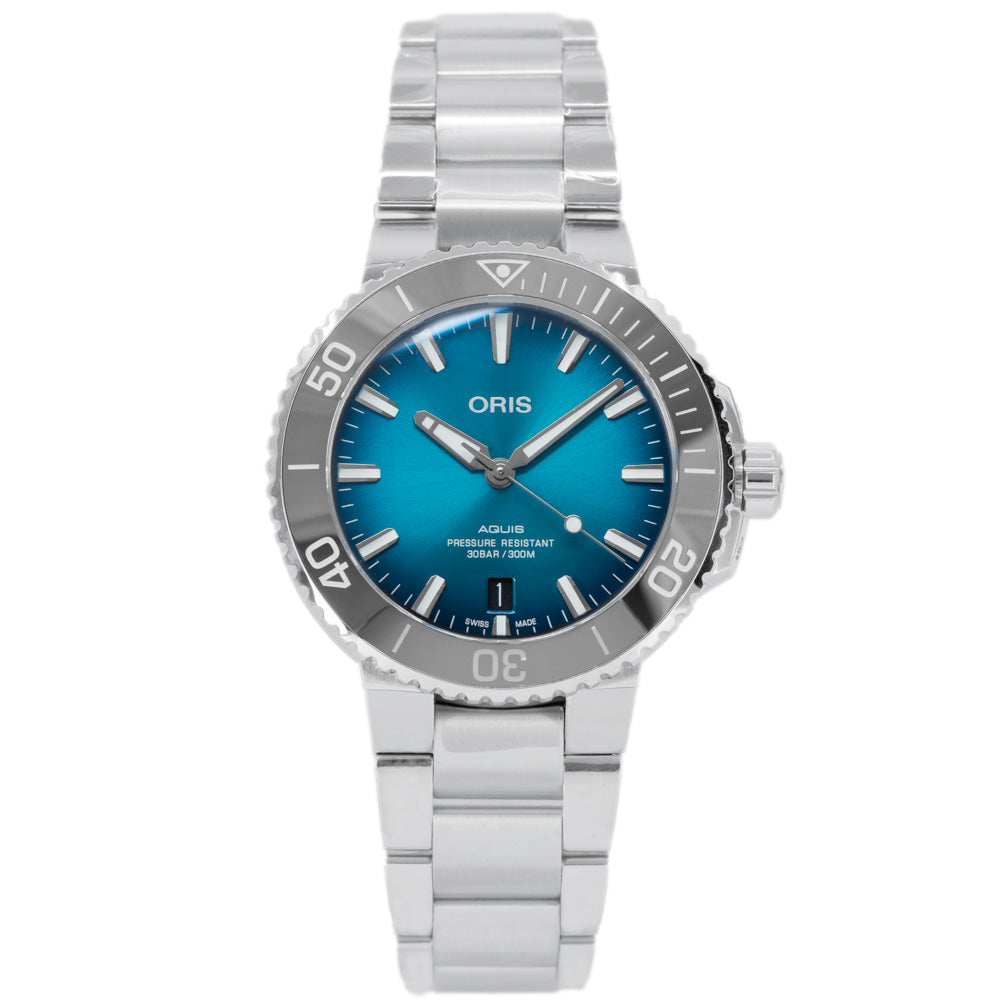Oris 01 733 7732 4155-07 8 21 05PEB Aquis Date Auto Men's Watch