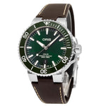 Oris 01 733 7732 4157-07 5 21 10FC Aquis Green Dial Watch