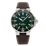 Oris 01 733 7732 4157-07 5 21 10FC Aquis Green Dial Watch