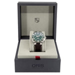 Oris 01 733 7732 4157-07 5 21 10FC Aquis Green Dial Watch