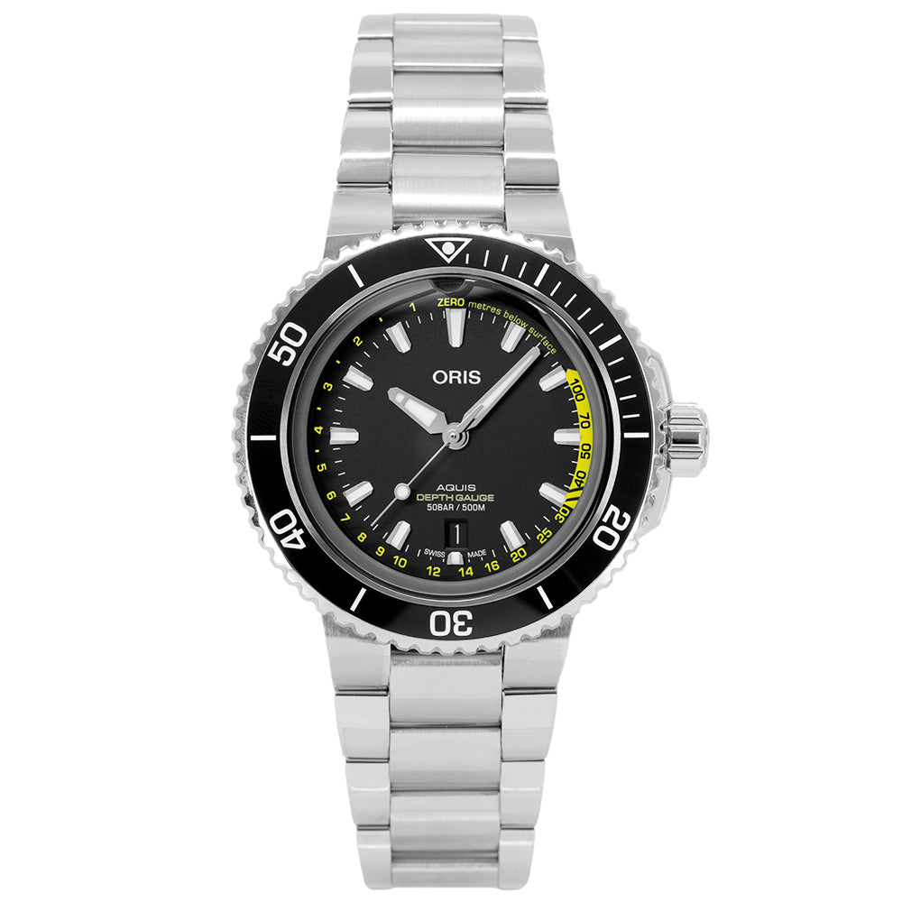 Oris 01 733 7755 4154-Set MB Aquis Depth Gauge Auto