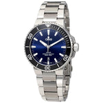Oris 01 733 7766 4135-07 8 22 05PEB Aquis Blue Dial Watch