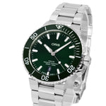 Oris 01 733 7766 4157-07 8 22 05PEB Datum Grünes Zifferblatt Uhr