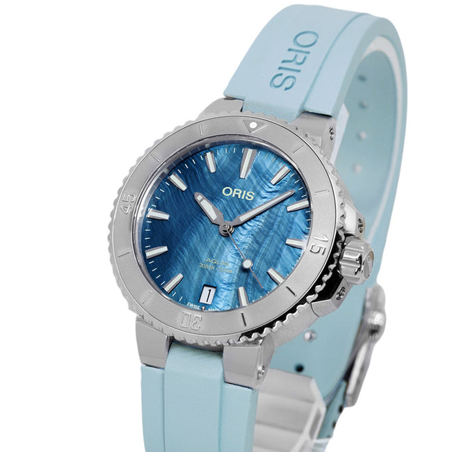 Oris 01 733 7770 4155-07 4 18 65FC Aquis Blue Dial Auto