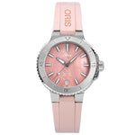 Oris 01 733 7770 4158-07 4 18 66FC Aquis Pink Dial Auto