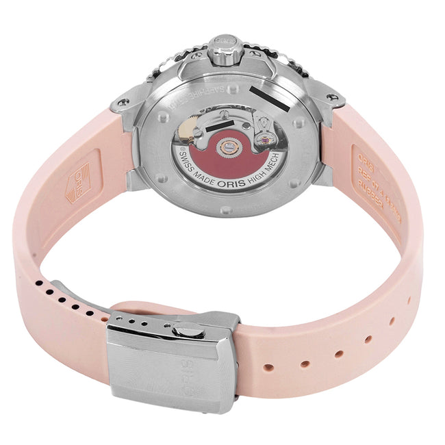 Oris 01 733 7770 4158-07 4 18 66FC Aquis Pink Dial Auto
