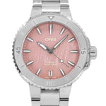 Oris 01 733 7770 4158-07 8 18 05P Aquis Pink Dial Auto