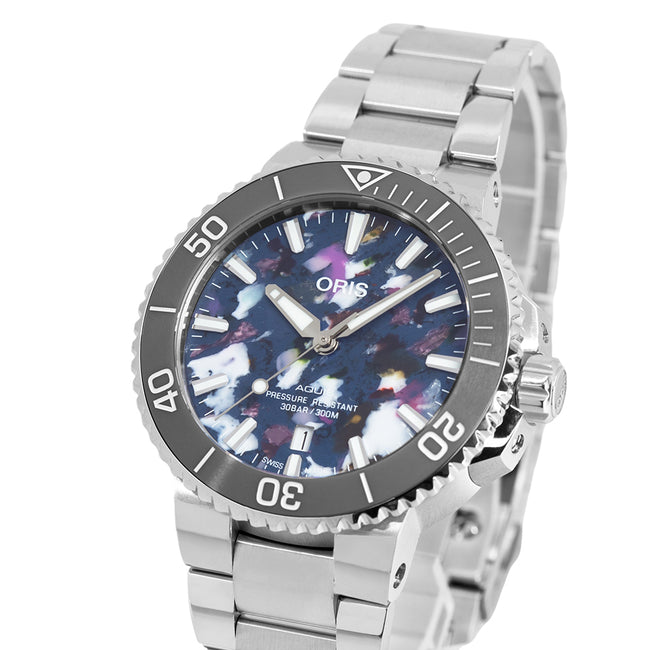 Oris 01 733 7787 4150-07 8 22 04PEB Aquis Date Upcycle Auto