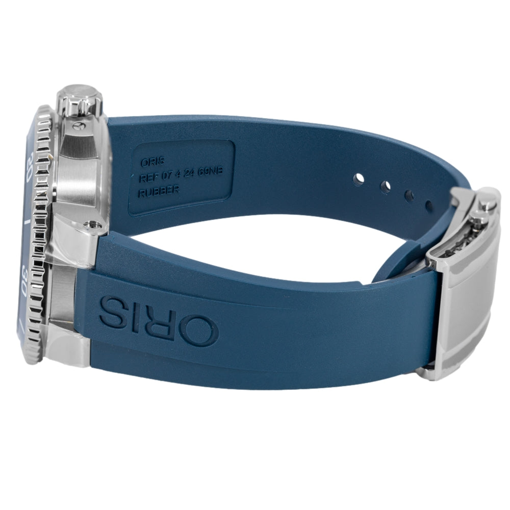 Oris 01 743 7733 4155-07 4 24 69EB Aquis Blue Dial Auto