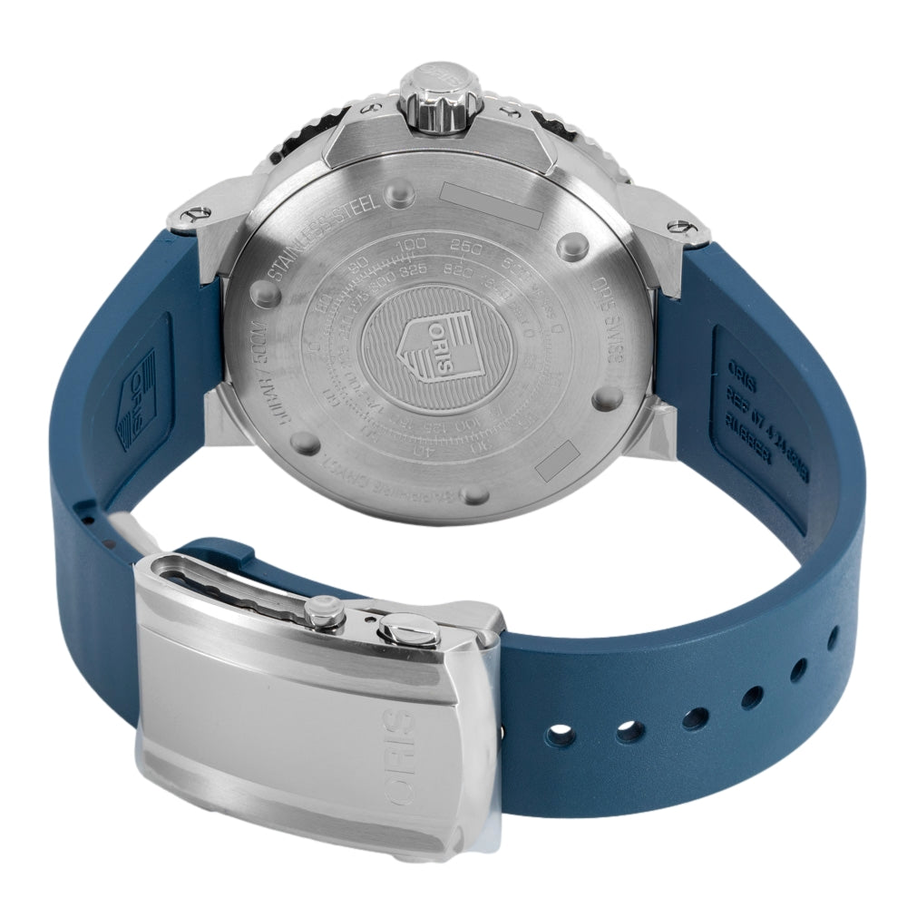 Oris 01 743 7733 4155-07 4 24 69EB Aquis Blue Dial Auto