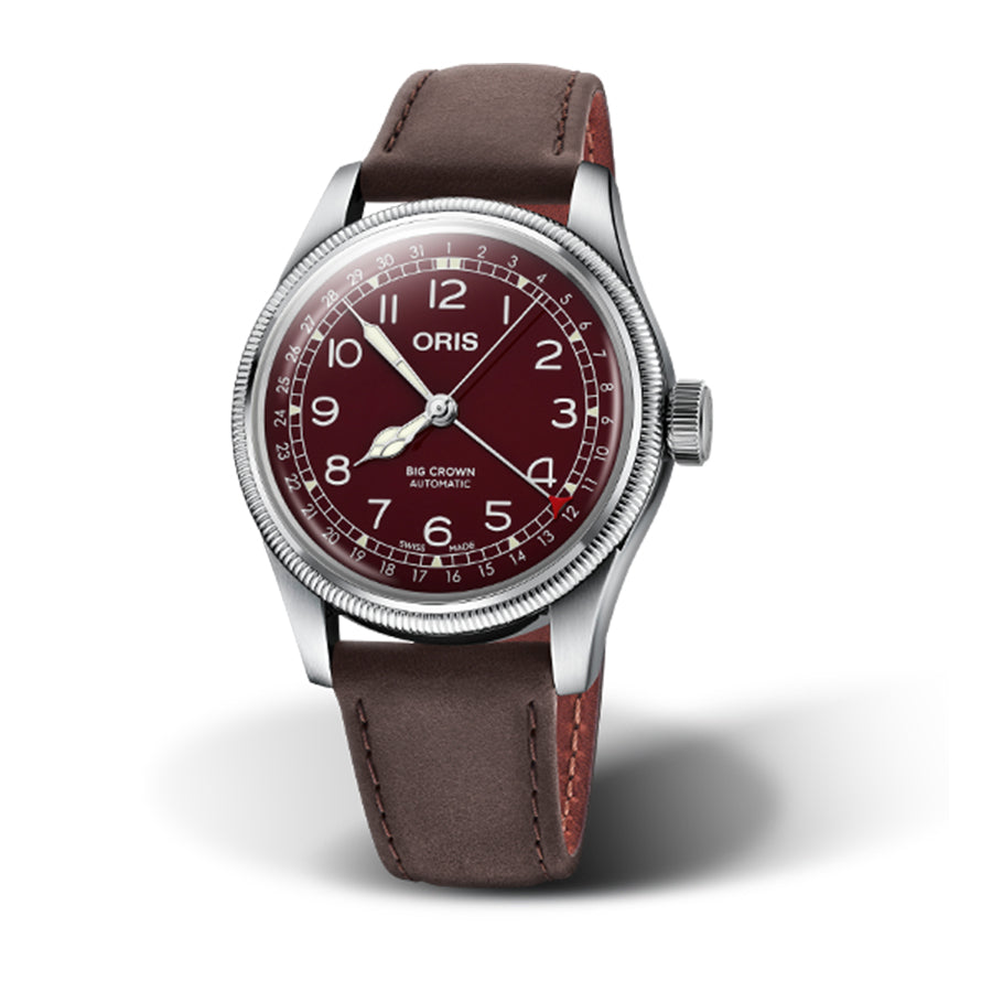 Oris 01 754 7741 4068-07 5 20 64 Big Crown Red Dial Watch
