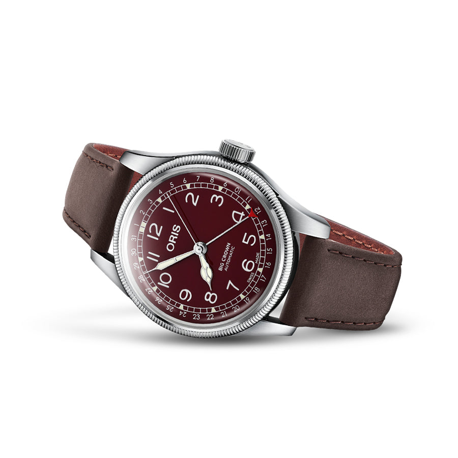 Oris 01 754 7741 4068-07 5 20 64 Big Crown Red Dial Watch