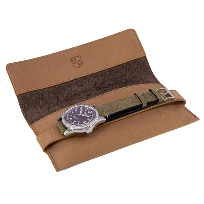 Oris 01 754 7741 4068-07 5 20 50 Große Krone Rotes Zifferblatt Uhr