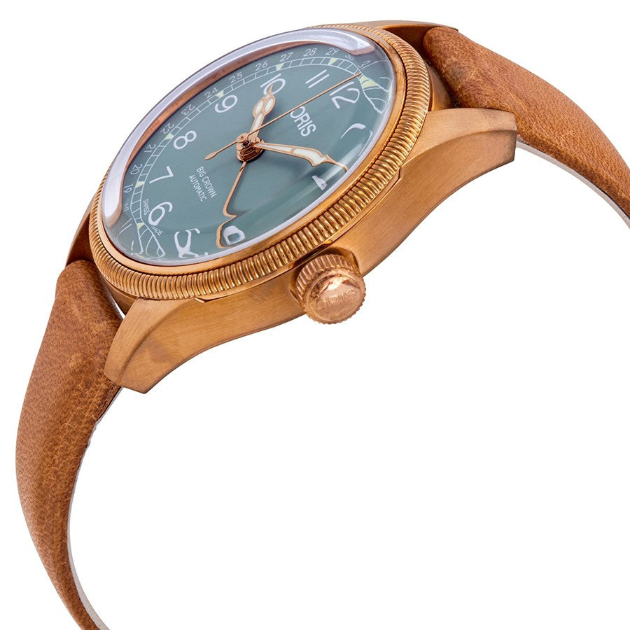 Oris 01 754 7749 3167-07 5 17 66BR Bronze Pointer Green Dial