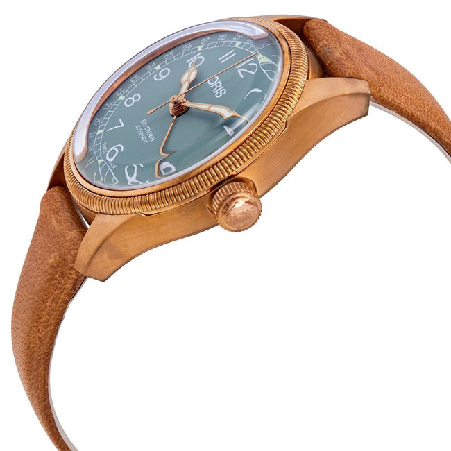 Oris 01 754 7749 3167-07 5 17 66BR Bronze Pointer Green Dial