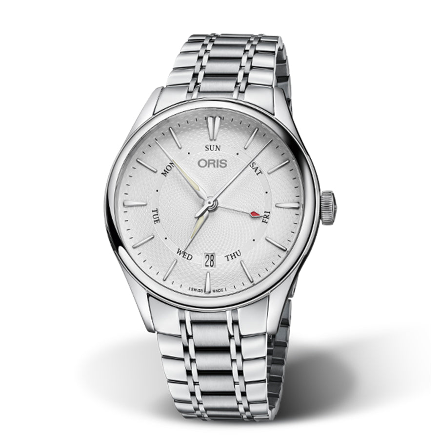 Oris 01 755 7742 4051-07 8 21 88 Pointer White Dial Watch
