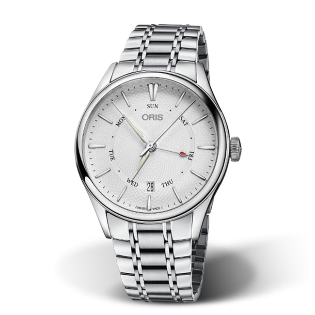 Oris 01 755 7742 4051-07 8 21 88 Pointer White Dial Watch