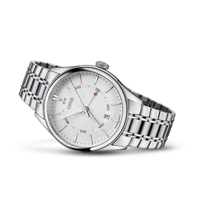 Oris 01 755 7742 4051-07 8 21 88 Pointer White Dial Watch