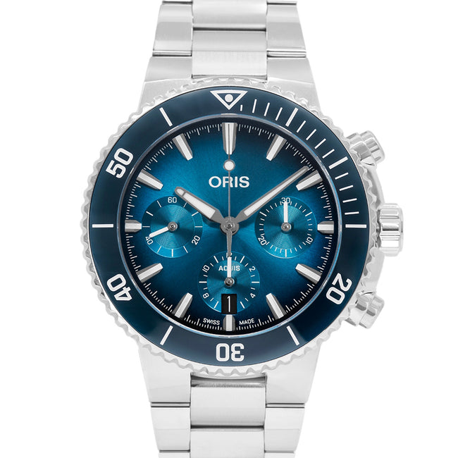 Oris Men's 01 771 7793 4155-07 8 23 01PEB Aquis Auto Chrono